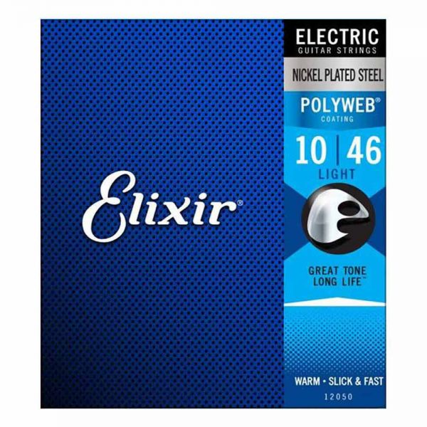 סט מיתרים לגיטרה חשמלית אליקסיר ELIXIR 12050 Electric POLYWEB® Coated strings - 10-46