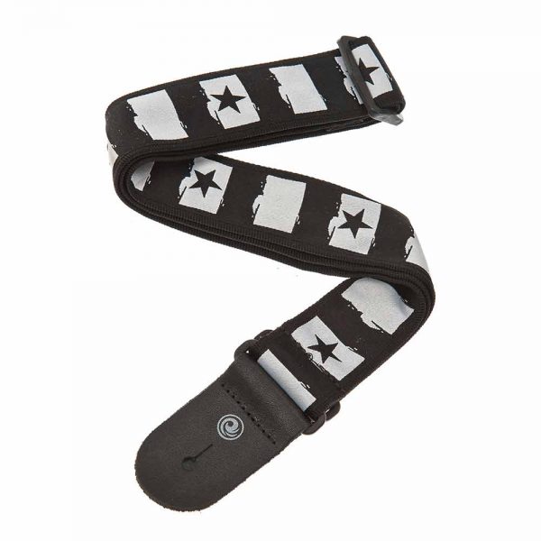 רצועת בד לגיטרה רוקסטאר דדריו פלנט ווייבס - Daddario Planet Waves 50C01 Rockstar Strap