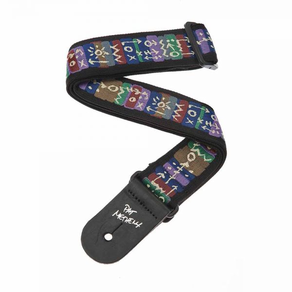רצועת בד לגיטרה צבעי מים דדריו פלנט ווייבס - Daddario Planet Waves 50PM02 Pat Metheny Strap