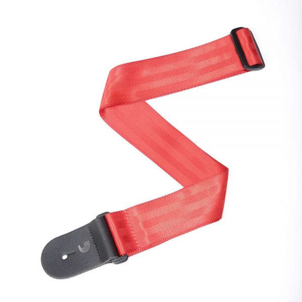 רצועה אדומה לגיטרה דדריו פלנט ווייבס - Daddario Planet Waves 50SB01 Seatbelt Strap Red