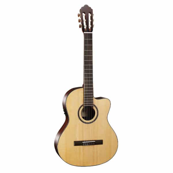 גיטרה קלאסית מוגברת קורט - CORT AC160CF NAT