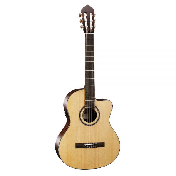 גיטרה קלאסית מוגברת קורט - CORT AC160CFTL NAT