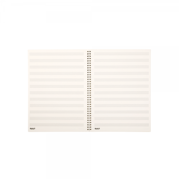 מחברת תווים 12 שורות 96 עמודים ספירלה A4 דדריו - D'Addario ARCHIVES B12S-96 Spiral Manuscript