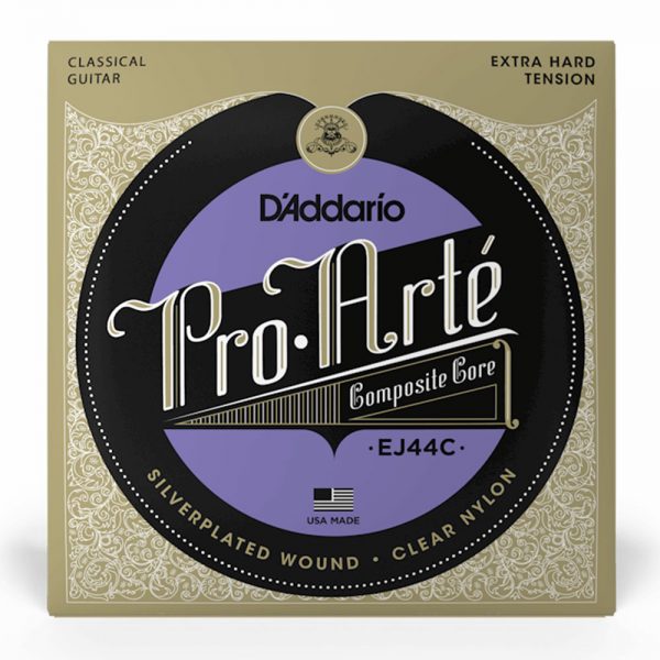 סט מיתרים לגיטרה קלאסית דדריו - Daddario EJ44C Pro Arte Composite Core Extra Hard Tension Classic Guitar Strings