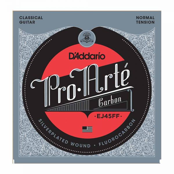 סט מיתרים לגיטרה קלאסית דדריו - Daddario EJ45FF Carbon Classic Guitar Strings