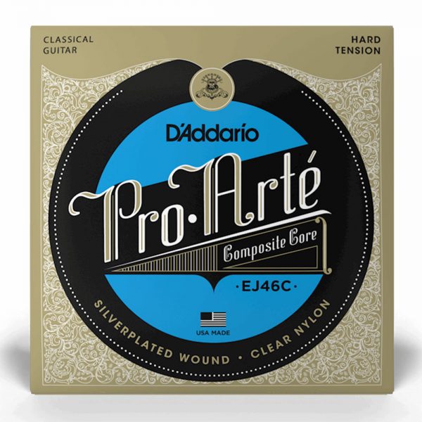 סט מיתרים לגיטרה קלאסית דדריו - Daddario EJ46C Pro Arte Composite Core Hard Tension Classic Guitar Strings