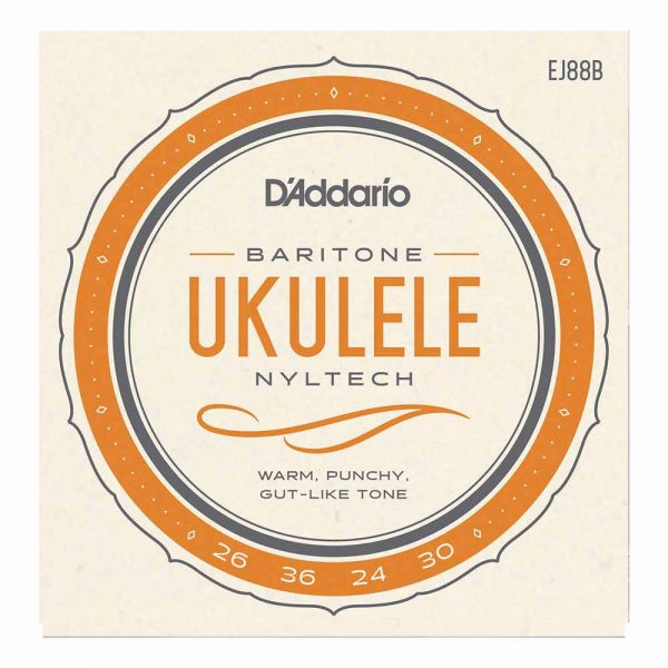 סט מיתרים ליוקולילי סופרן דדריו - Daddario EJ88B Baritone Ukulele Nyltech