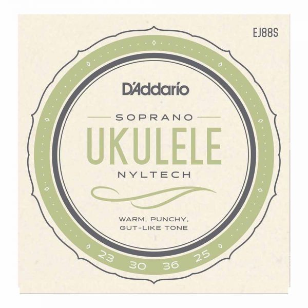 סט מיתרים ליוקולילי סופרן דדריו - Daddario EJ88S Soprano Ukulele Nyltech