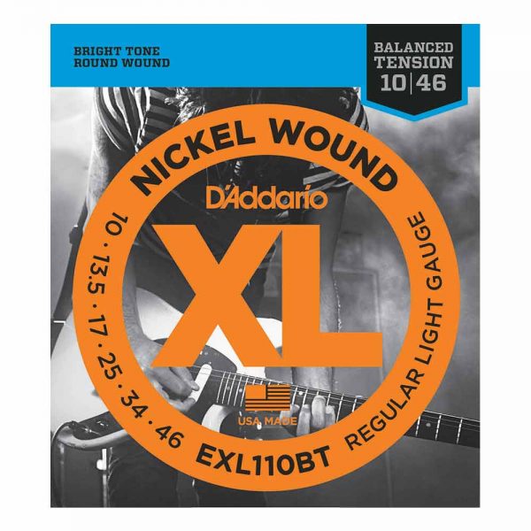 סט מיתרים לגיטרה חשמלית דדריו 10-46 - Daddario EXL110BT Nickel Wound Electric Guitar Strings