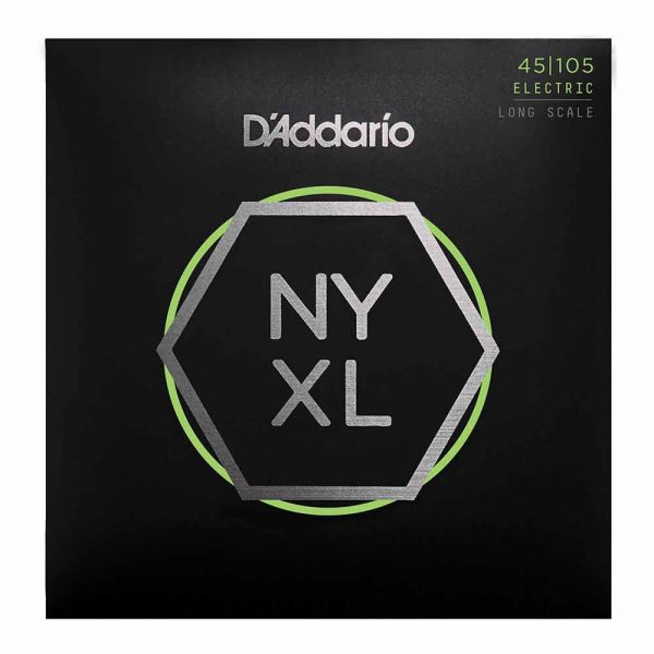 סט מיתרים לגיטרה בס דדריו Daddario NYXL45105 Bass Guitar Strings - 45-105