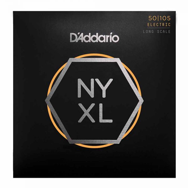סט מיתרים לגיטרה בס דדריו Daddario NYXL50105 Bass Guitar Strings - 50-105