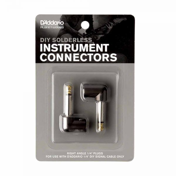 מארז שני מחברי PL זווית ללא צורך בהלחמה דדריו פלנט ווייבס - Daddario Planet Waves PW-GRAP-2