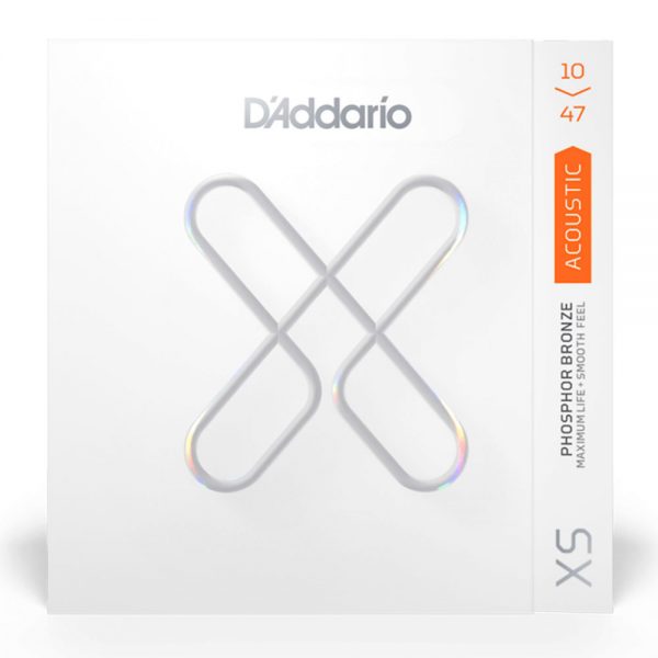 סט מיתרים לגיטרה אקוסטית דדריו 10-47 - Daddario XSAPB1047 Acoustic Guitar Strings