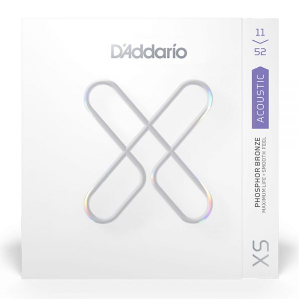 סט מיתרים לגיטרה אקוסטית דדריו 11-52 - Daddario XSAPB1152 Acoustic Guitar Strings