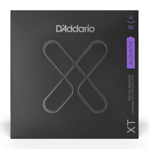 סט מיתרים לגיטרה אקוסטית דדריו 11-52 - Daddario XTABR1152 Acoustic Guitar Strings