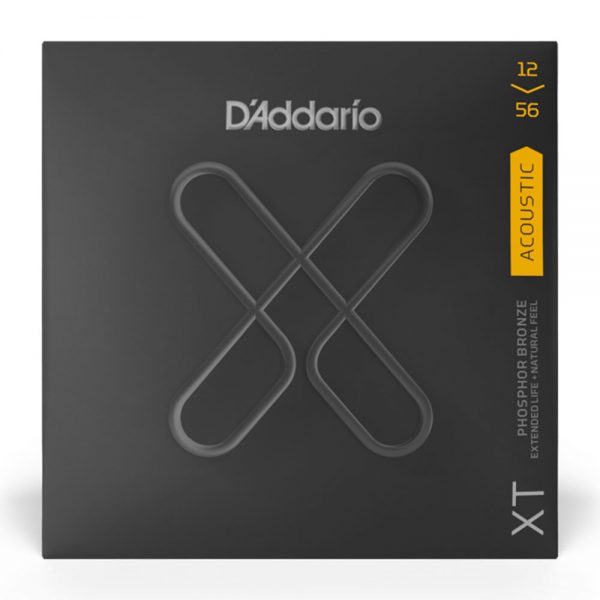 סט מיתרים לגיטרה אקוסטית דדריו 12-56 - Daddario XTAPB1256 Acoustic Guitar Strings
