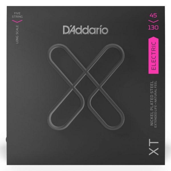 סט מיתרים לגיטרה בס 5 מיתרים דדריו 45-130 - Daddario XTB45130 Bass Guitar Strings
