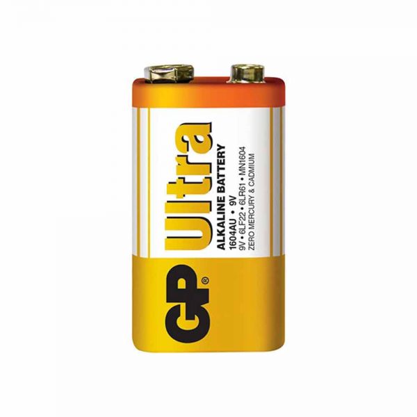 סוללה 9V GP Ultra Alkaline Battery 1604AU - 9V