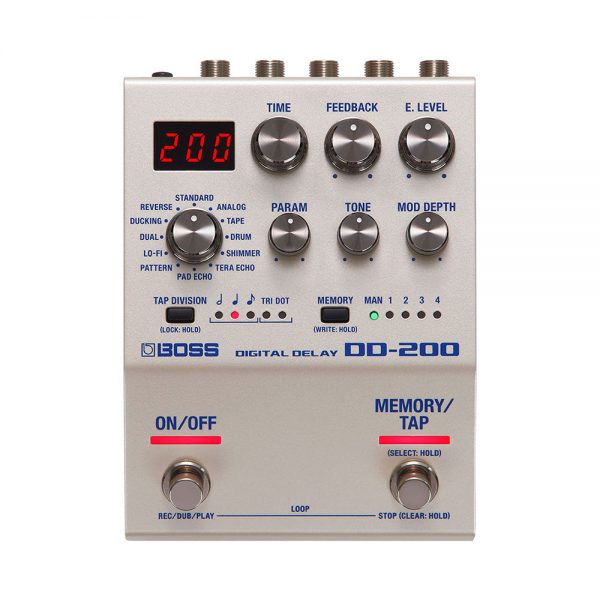 פדל אפקט דיליי לגיטרה חשמלית בוס - BOSS DD-200 Digital Delay