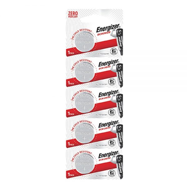 5 סוללות לטיונר - Tuner battery ENERGIZER CR2032 5Pack Lithium
