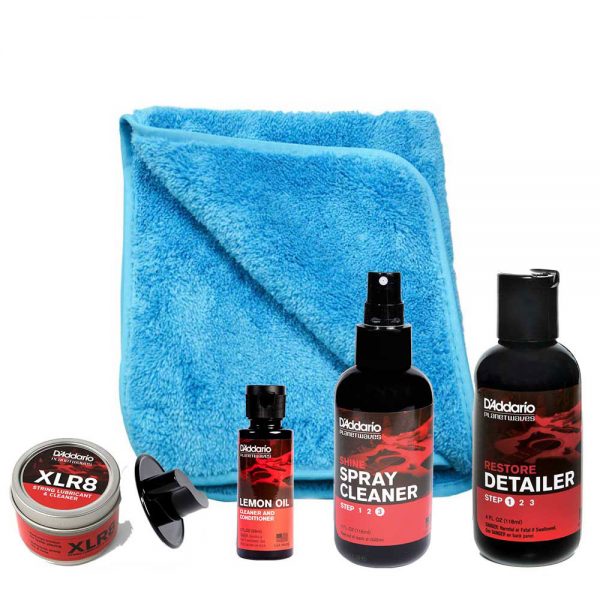 חבילת טיפוח מתקדמת לגיטריסט - Daddario Planet Waves G-KIT-2 Advanced Guitar Maintenance Kit