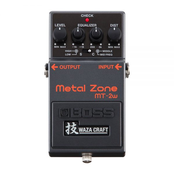 פדל אפקט דיסטורשן לגיטרה חשמלית בוס - BOSS Waza Craft MT-2W Metal Zone