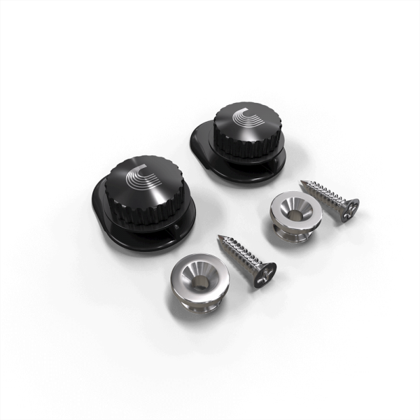 סט נועלי רצועה ניקל דדריו - D'Addario Planet Waves PW-SLS-02 Universal Strap lock Nickel