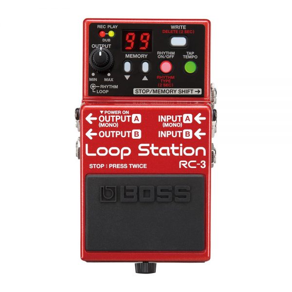 פדל אפקט לופר בוס - BOSS RC-3 Loop Station Pedal
