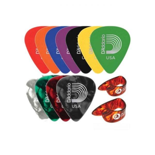 חבילת מפרטים פרימיום לגיטרה קלאסית/אקוסטית דדריו - D'Addario CAP-2 Acoustic/Classic Guitar Picks Premium Smart Pack