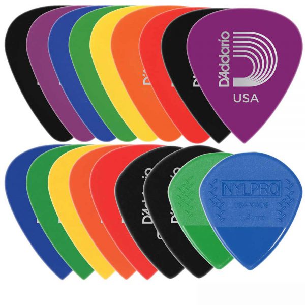 חבילת מפרטים פרימיום לגיטרה חשמלית דדריו - D'Addario EP-2 Electric Picks Premium Smart Pack