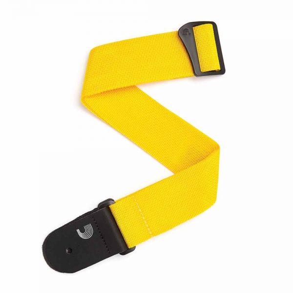 רצועה צהובה לגיטרה דדריו פלנט ווייבס - Daddario Planet Waves PWS110 Nylon Strap Yellow