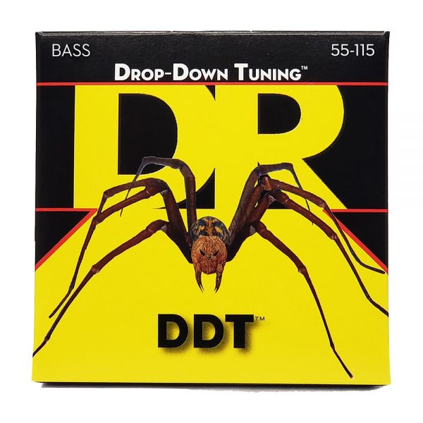 סט מיתרים לגיטרה בס די.אר 55-115 - DR DDT-55 Drop Down Guitar Strings