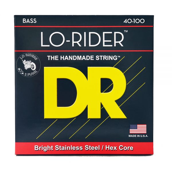 סט מיתרים לגיטרה בס די.אר 40-100 - DR LH-40 Lo-Rider Bass Guitar Strings