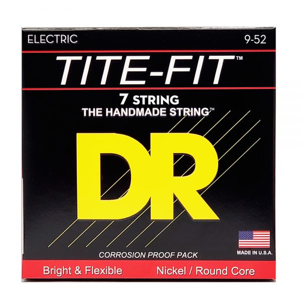 סט מיתרים לגיטרה חשמלית 7 מיתרים די.אר 9-52 - DR LT7-9 Tite-Fit Electric Guitar 7-Strings