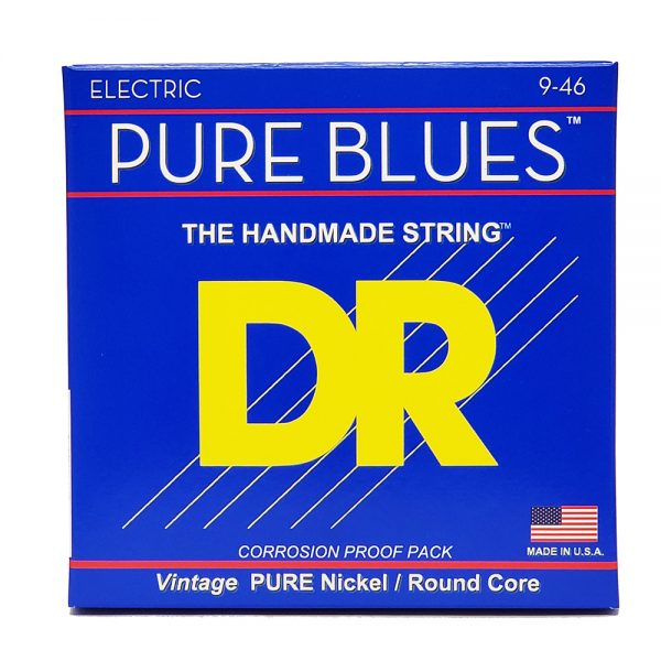 סט מיתרים לגיטרה חשמלית די.אר 09-46 - DR PHR-9/46 Pure Blues Electric Guitar Strings