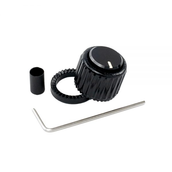 כפתור שחור ננעל דדריו Daddario PW-LNL-01B  Plastic Knob ,Locknob ,Large Black