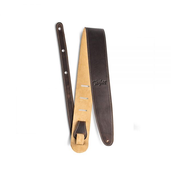 רצועת עור חום שוקולד לגיטרה טיילור - Taylor 4101-25 - Suede Back Leather Strap