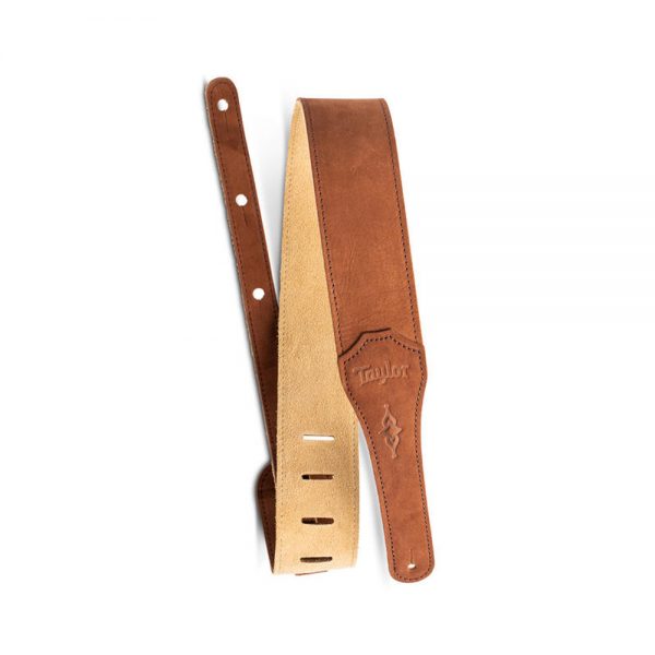 רצועת עור משופשף חום לגיטרה טיילור - Taylor 4103-25 - Gemstone Strap