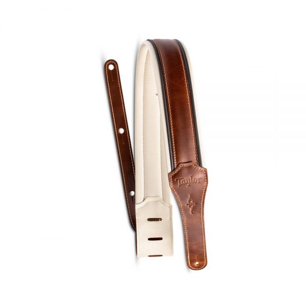 רצועת עור חום קרם לגיטרה טיילור - Taylor 4105-25 - Renaissance Leather Strap