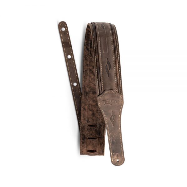 רצועת עור חום כהה לגיטרה טיילור - Taylor 4114-25 - Element Leather Strap