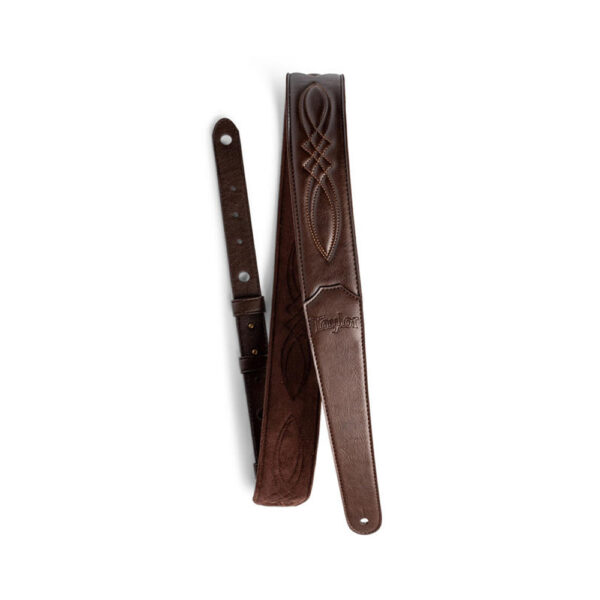 רצועת דמוי עור טבעוני שוקולד חום לגיטרה טיילור - Taylor 4200-20 - Vegan Leather Strap