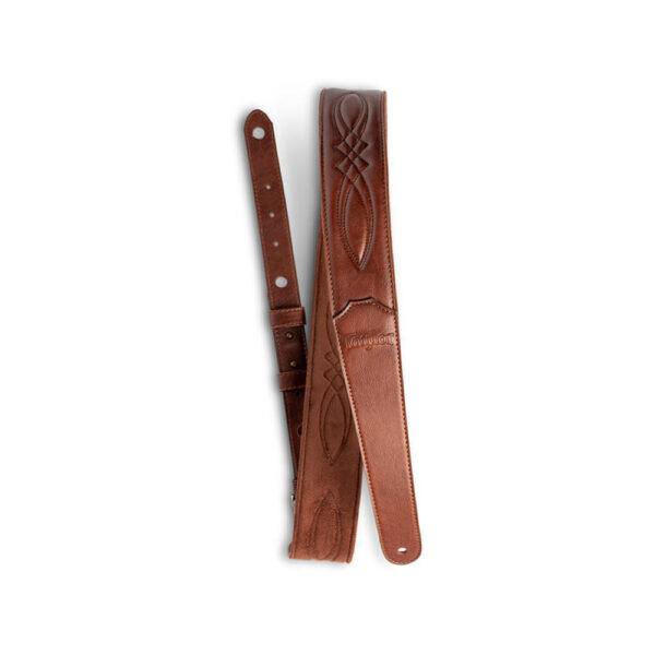 רצועת דמוי עור טבעוני חום כהה לגיטרה טיילור - Taylor 4201-20 - Vegan Leather Strap