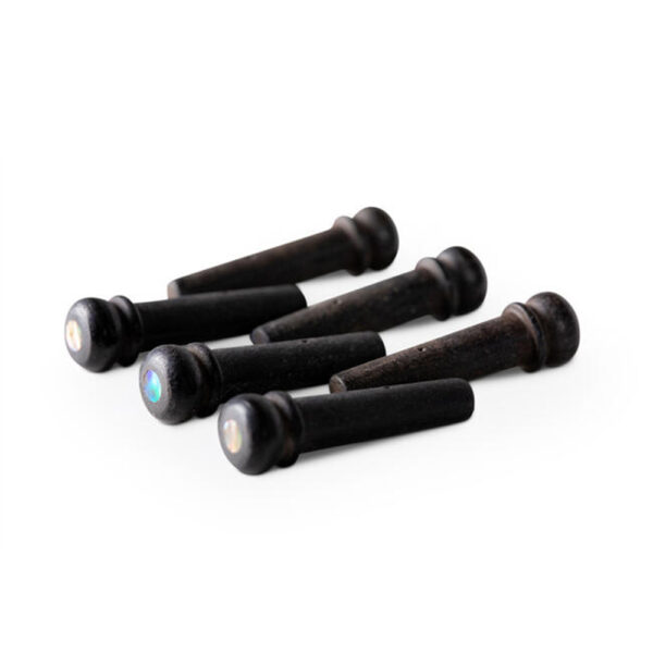 פינים לגיטרה אקוסטית אבוני ופנינה טיילור - Taylor 7251 Ebony Bridge Pins