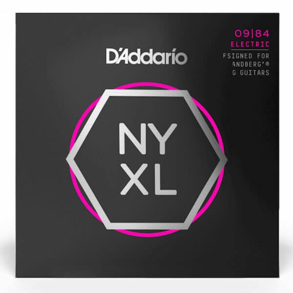 סט מיתרים לגיטרה חשמלית דדריו Daddario NYXL0984SB Nickel Wound 8 String Strandberg Electric Guitar