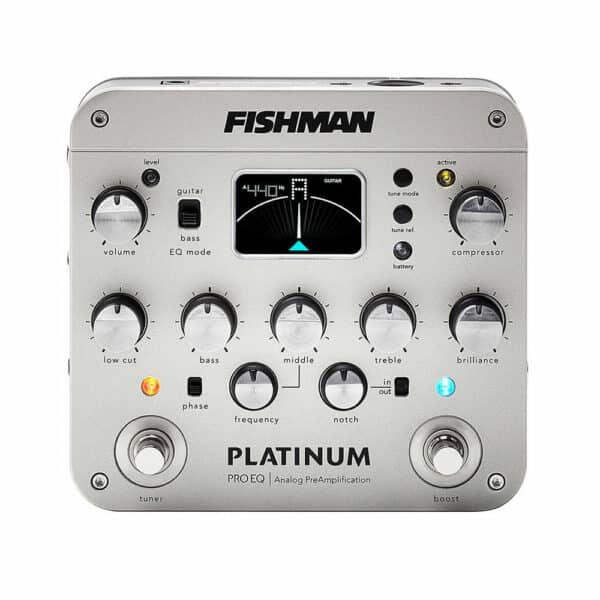 DI ופריאמפ אנלוגי פישמן לגיטרה אקוסטית -  FISHMAN PLATINUM PRO EQ Analog PreAmplification + DI