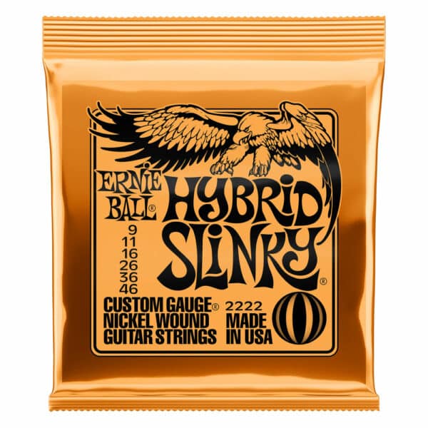 סט מיתרים לגיטרה חשמלית ארני בול 9-46 -  Ernie Ball Hybrid Slinky 2222 Nickel Wound Electric Guitar Strings