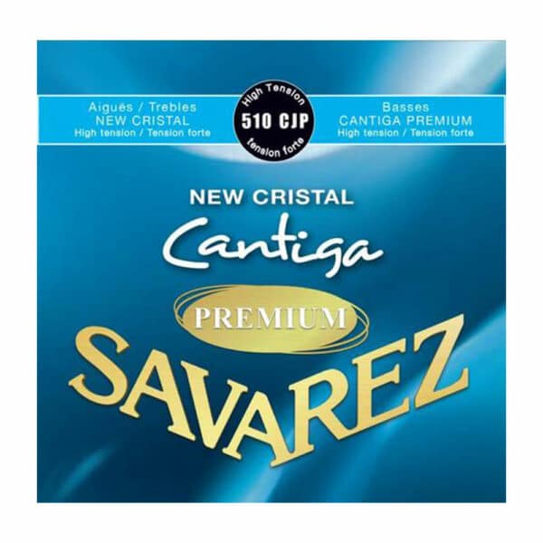 סט מיתרים לגיטרה קלאסית סווארז - SAVAREZ 510CJP New Cristal Catinga Premium High Tension Classic Guitar Strings