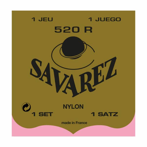 סט מיתרים לגיטרה קלאסית סווארז - SAVAREZ 520R Normal Tension Classic Guitar Strings