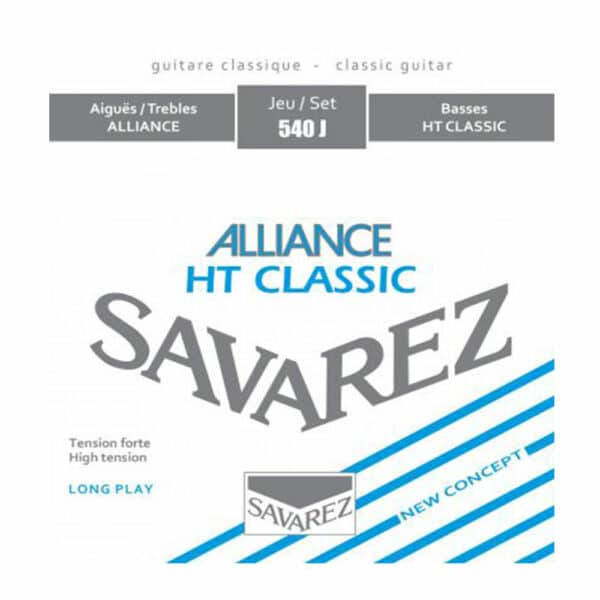 סט מיתרים לגיטרה קלאסית סווארז - SAVAREZ 540J Alliance HT Classic High Tension Classic Guitar Strings