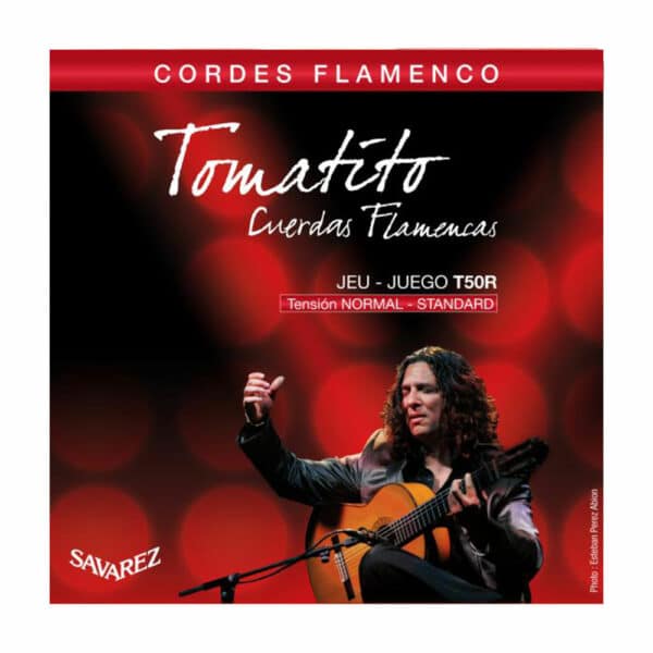 סט מיתרים לגיטרה קלאסית סווארז - SAVAREZ T50R Tomatito Normal Tension Classic Guitar Strings